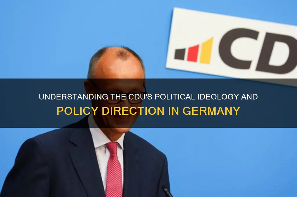 what politics does cdu follow