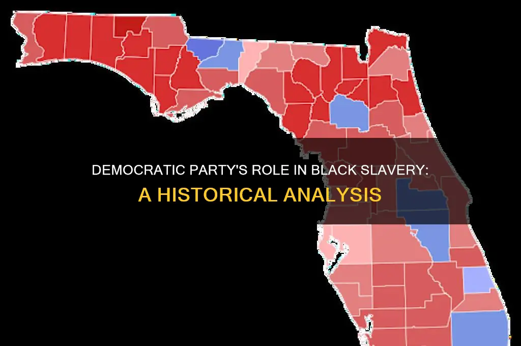 what politics have the democratic party done for black slavery