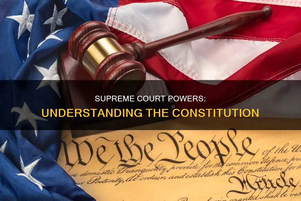 what power does the constitution give the supreme court