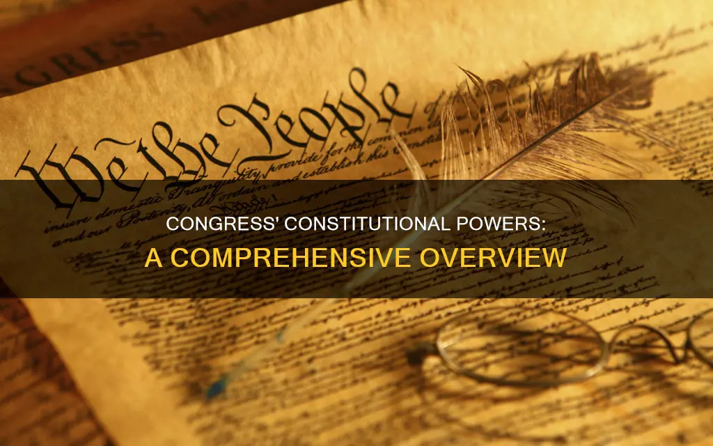 what powers are given to congress by the constitution
