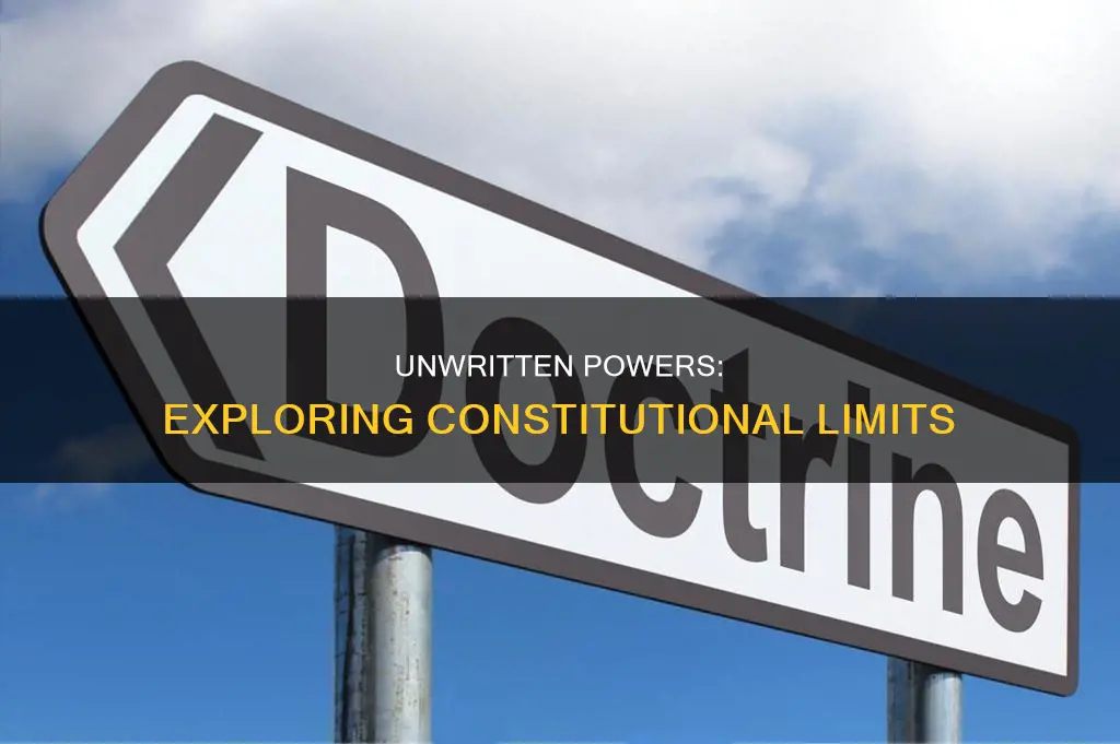what powers are not written in the constitution