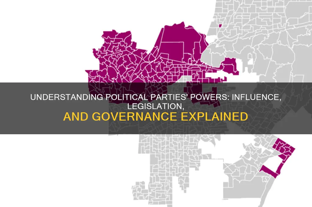 what powers do political parties have