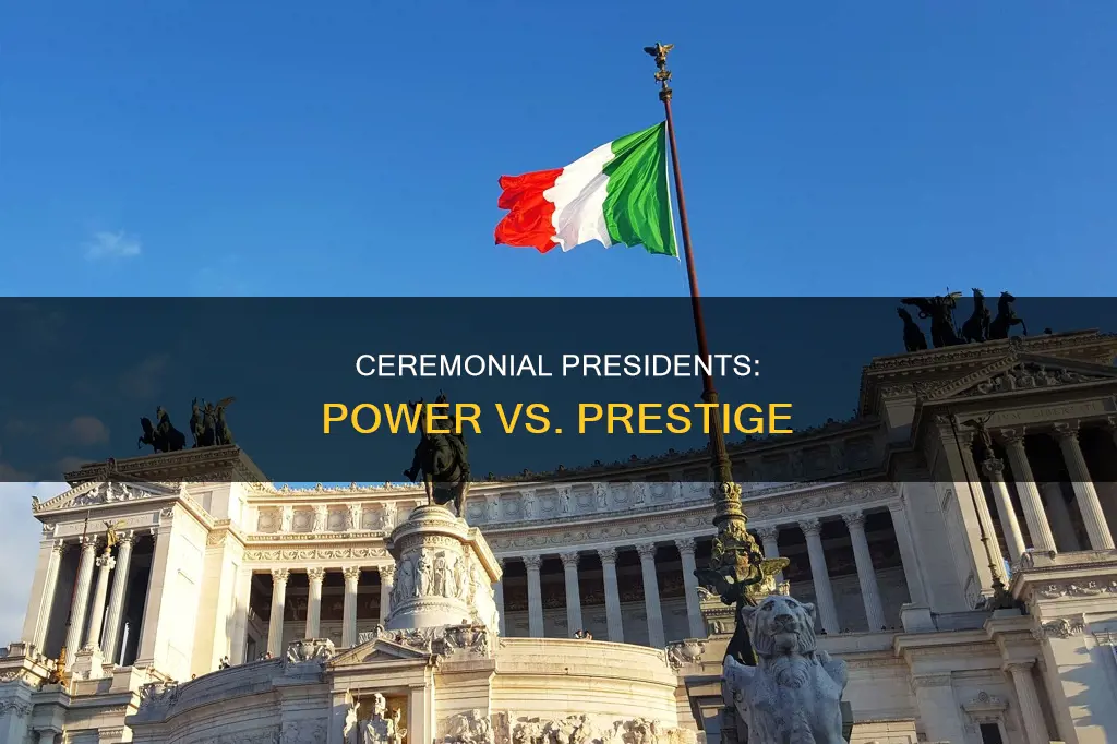 what presidential role is largely ceremonial in nature