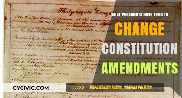 Presidents Who Attempted to Alter Constitutional Amendments