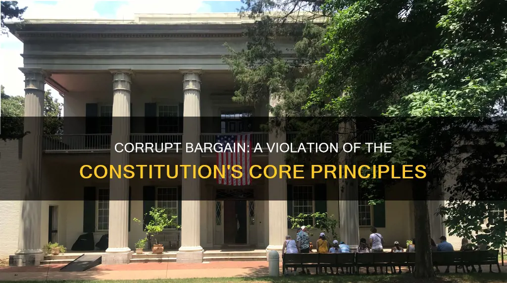what principle of the constitution did the corrupt bargain violate