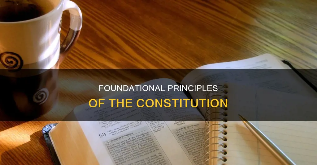 what principles were the foundation of the constitution