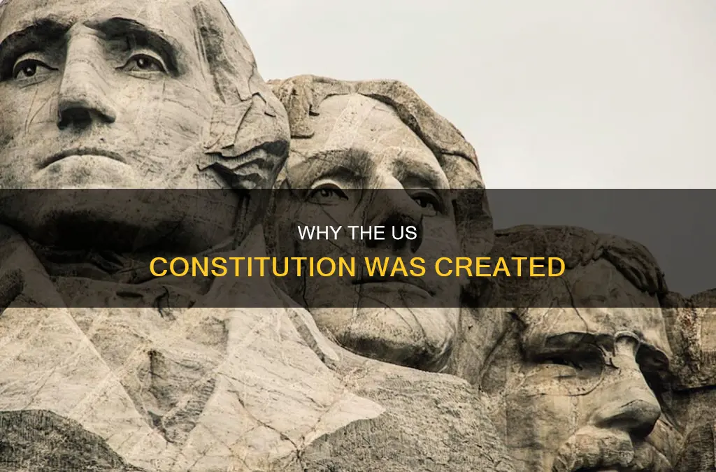 what problem caused american lawmakers to draft the constitution