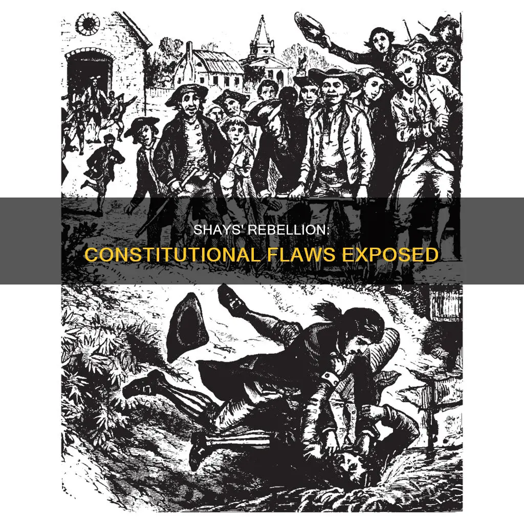 what problems did shays rebellion show in a constitution