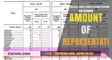 How the Constitution Determines Representative Numbers