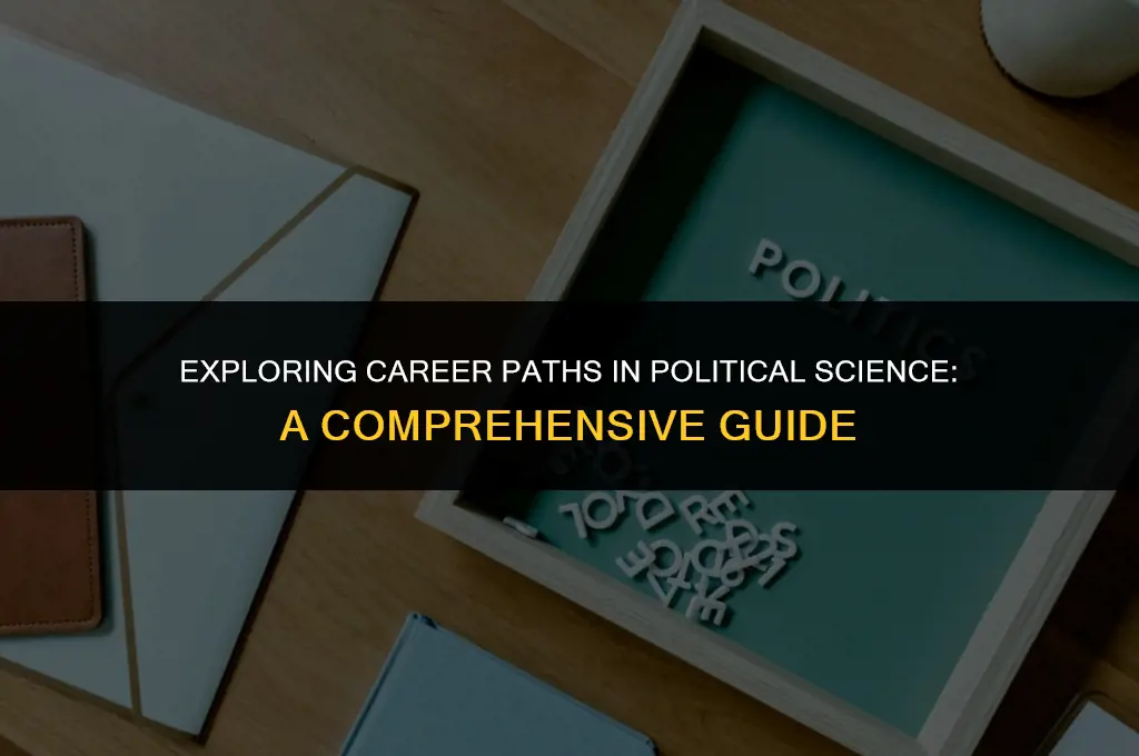 what professions can i get in political science
