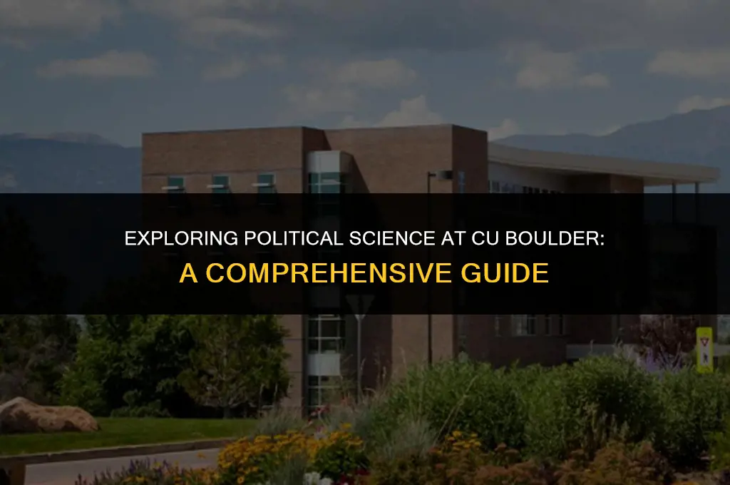 what program is political science in cu boulder