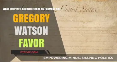 Gregory Watson's Favorite Amendment: The Constitutional Change He Wanted