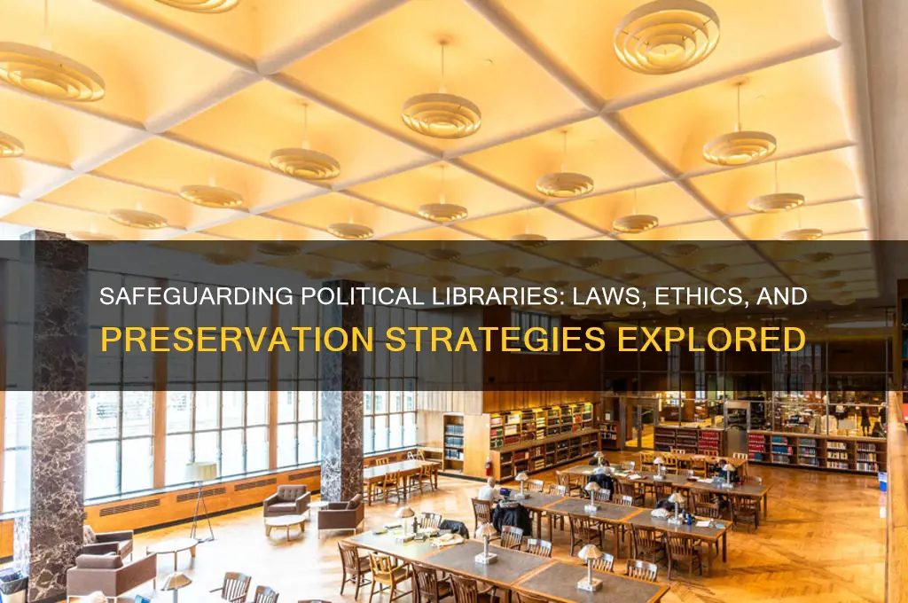 what protectes political libaries