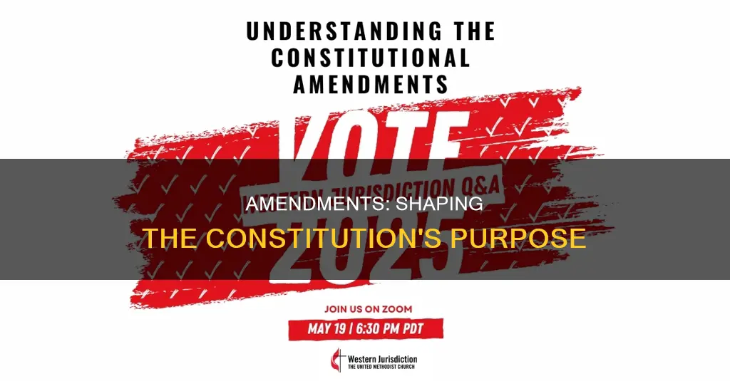 what purposes do constitutional amendments serve