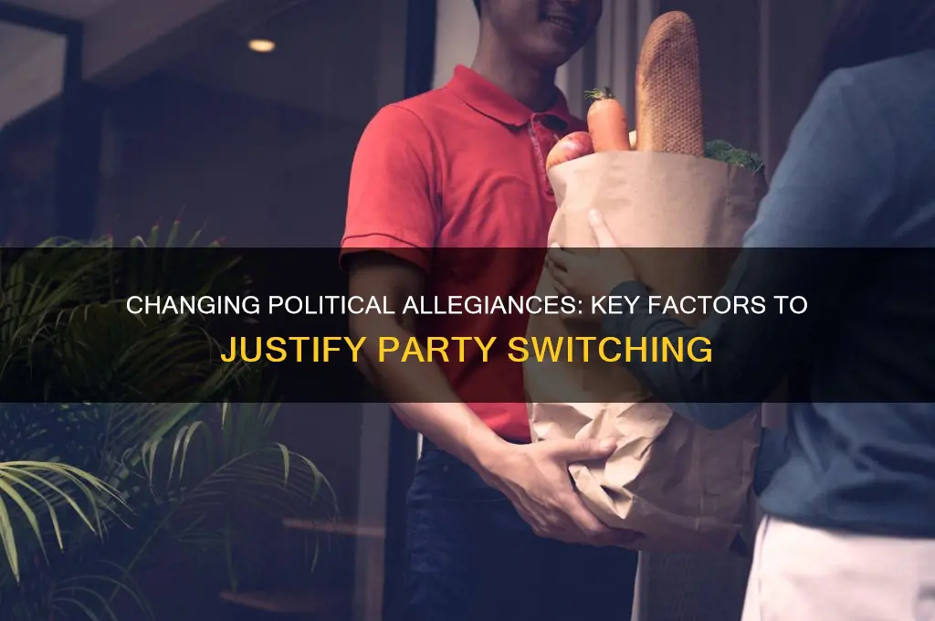 what qualifies you to switch political parties
