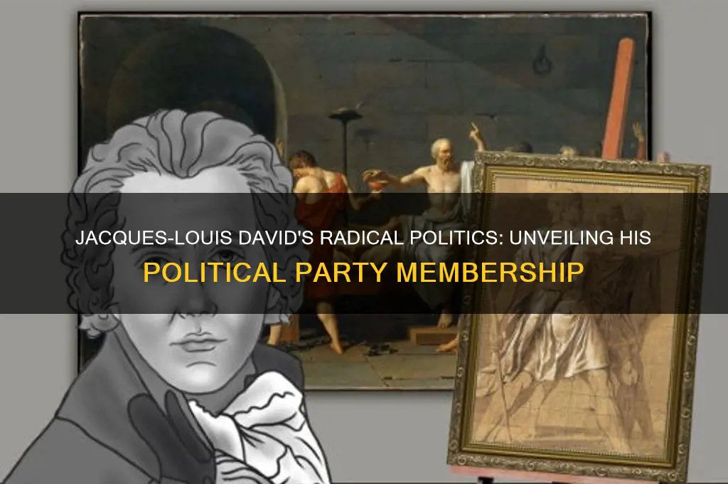 what radical political party was jacques-louis david a member of