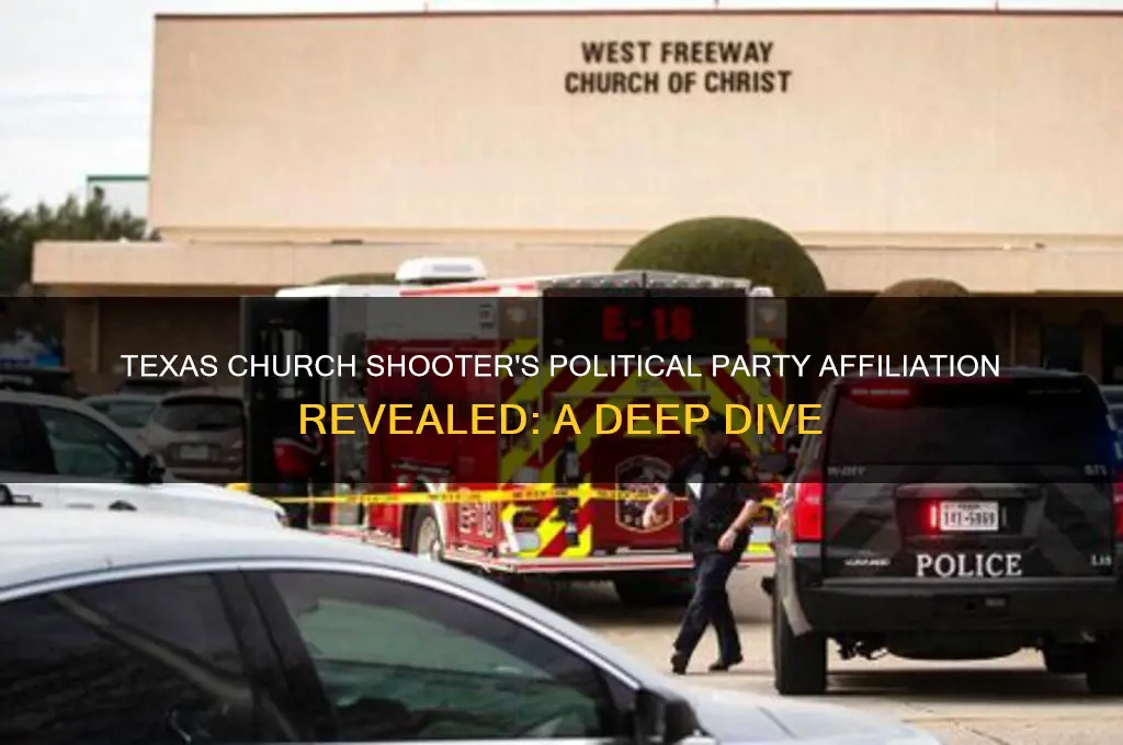 what registered political party was the texas church shooter