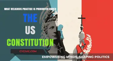 Religious Freedom: US Constitution's Prohibited Religious Practices