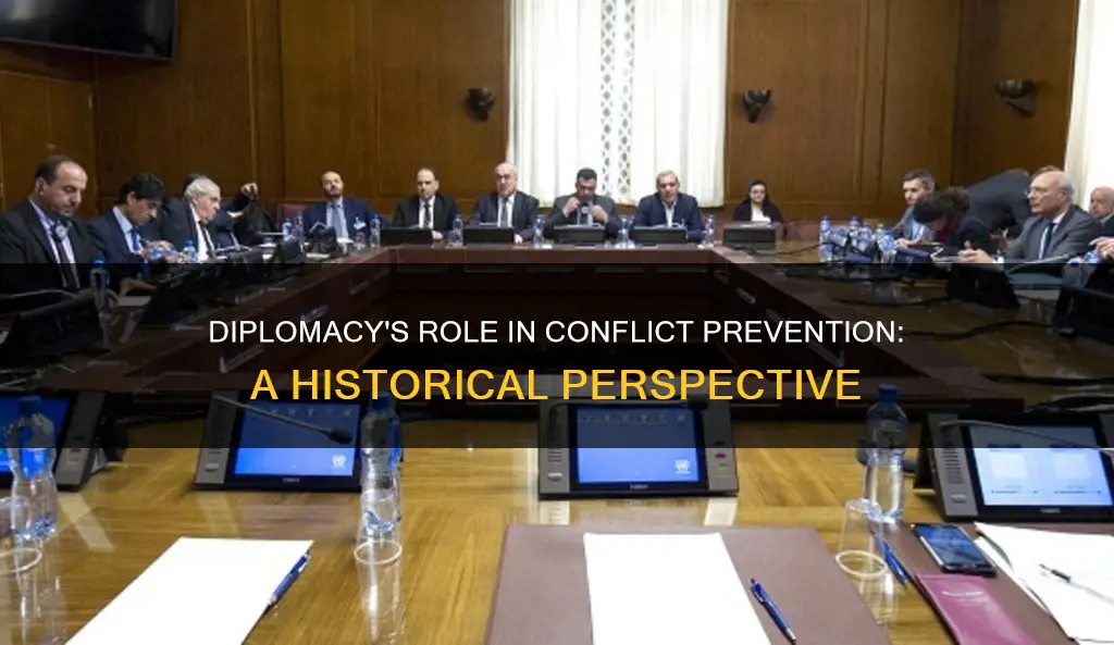 what role did diplomacy play in avoiding conflict