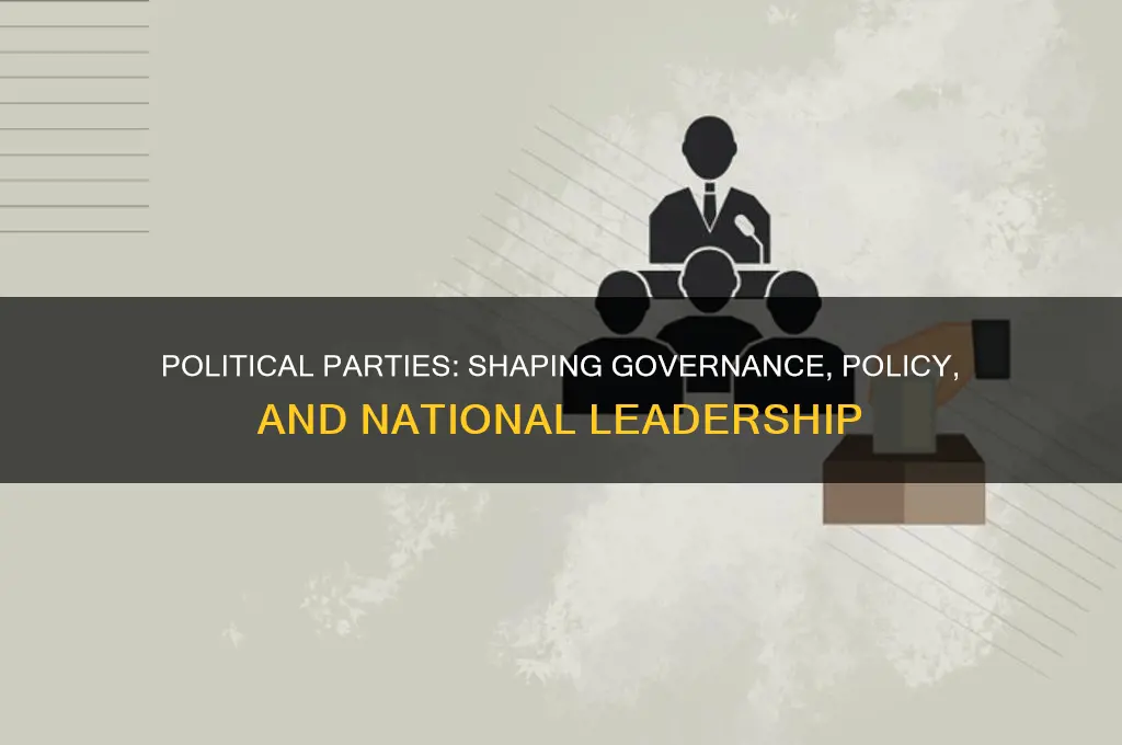 what role do political parties play in governing