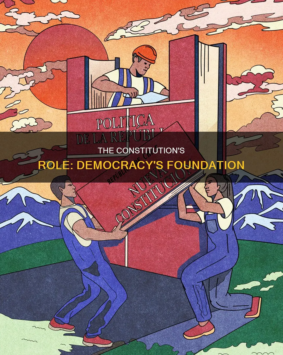 what role does a constitution play within a democracy