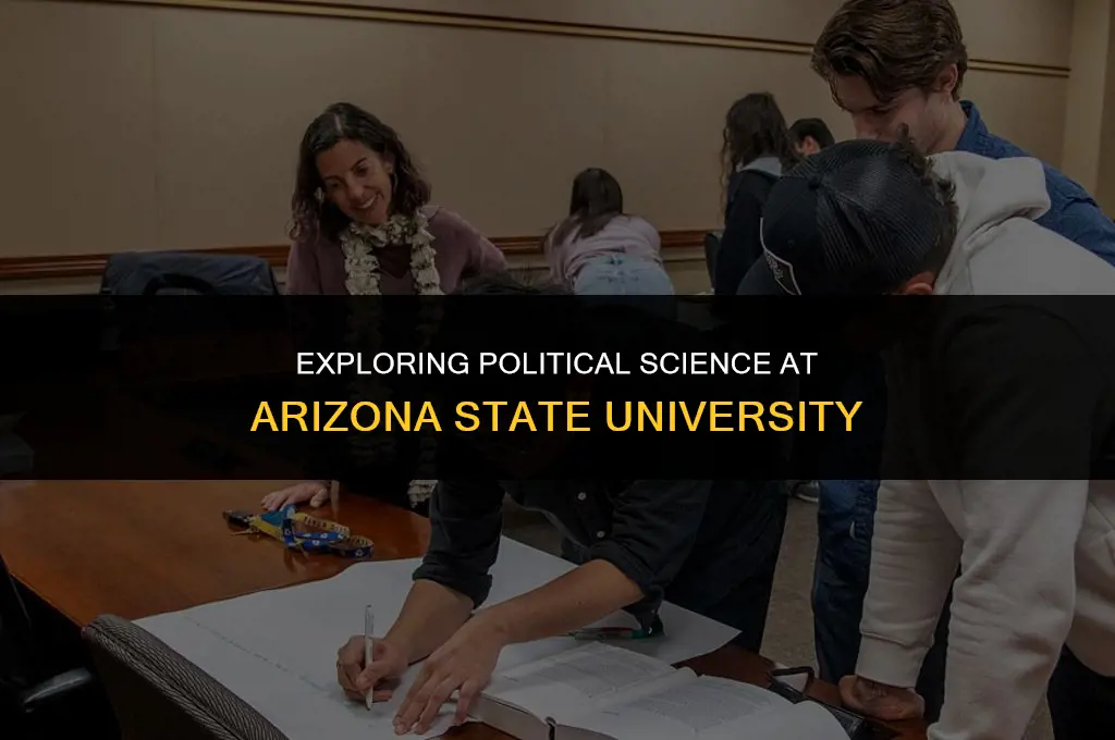 what school is a political science degree arizona state university