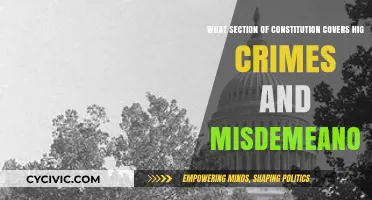The Constitution's Impeachment Clause: High Crimes and Misdemeanors