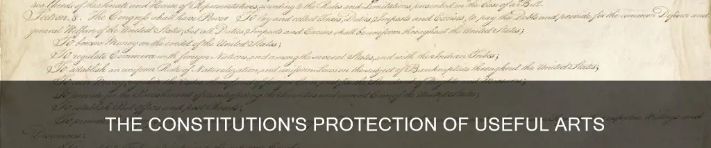 what section of the constitution protects useful arts