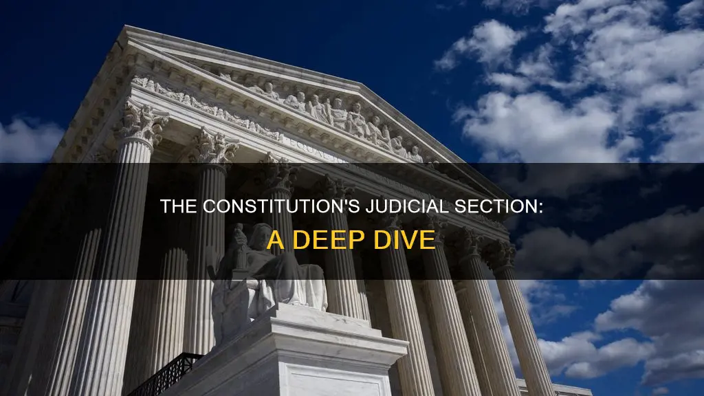 what section of the constitution talks about judicial