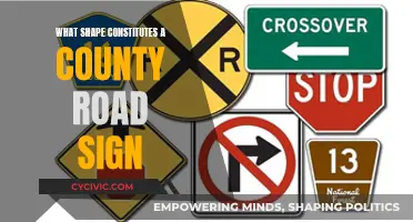 The Geometry of County Road Signs: Shape and Meaning