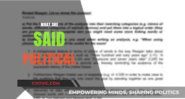 What She Said: Decoding Political Statements and Their Impact