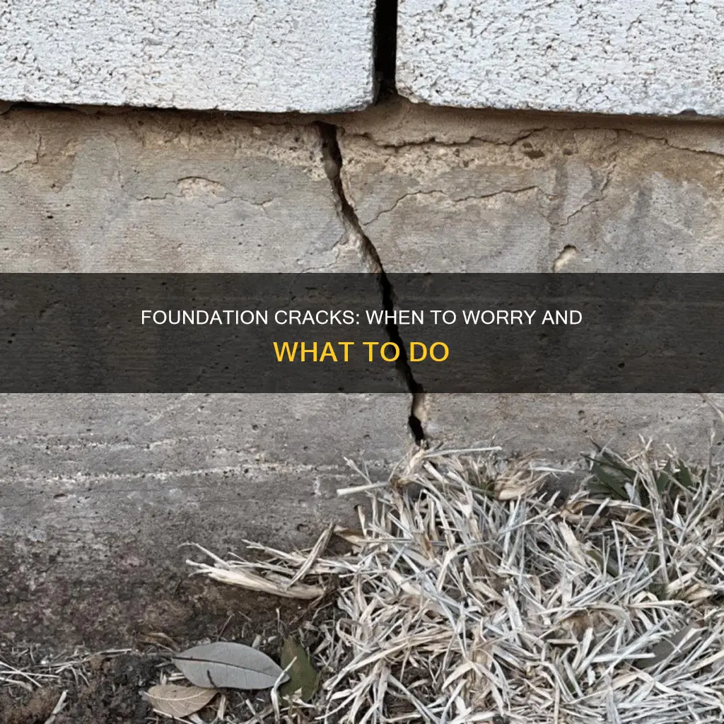 what should a constitute a major crack in foundation