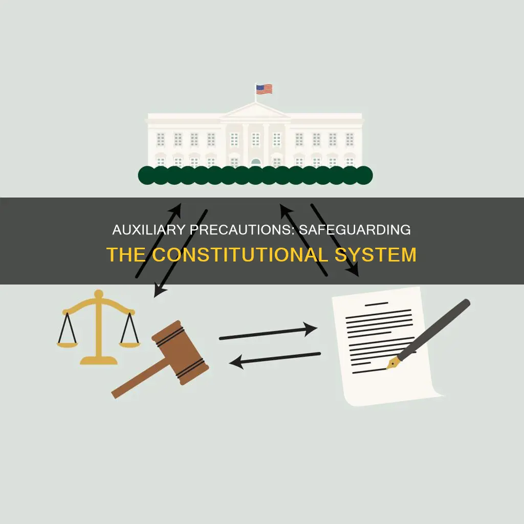 what should auxiliary precautions do in the constitutional system
