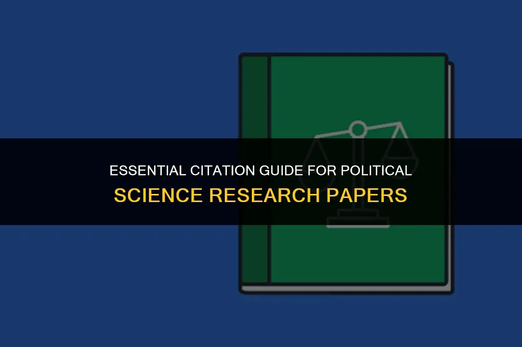 what should be cited in political science research paper