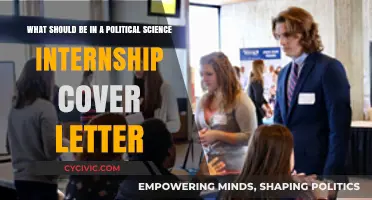 Crafting a Compelling Political Science Internship Cover Letter