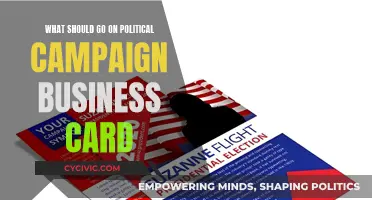 Political Campaign Business Cards: What to Include