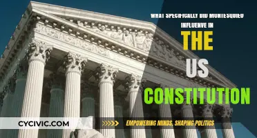 Montesquieu's Influence on US Constitution's Power Separation