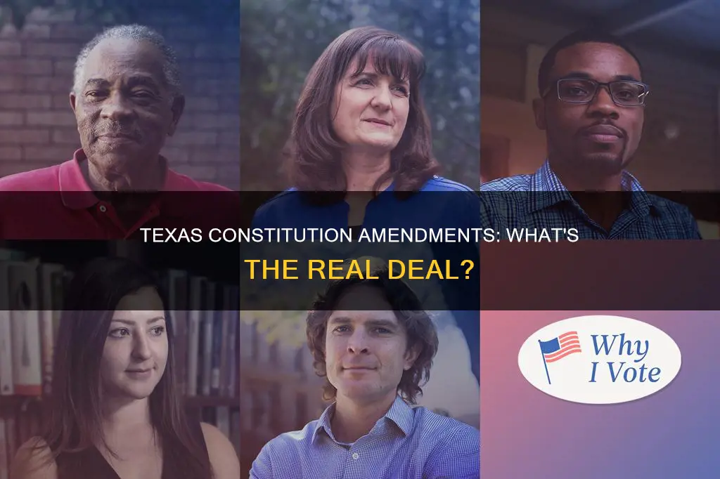 what statement is true regarding constitutional amendments in texas