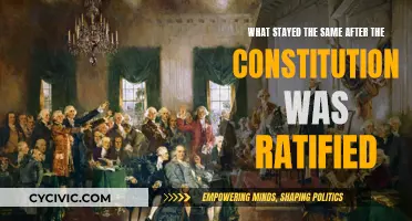 The Constitution's Ratification: What Elements Remained Unchanged?