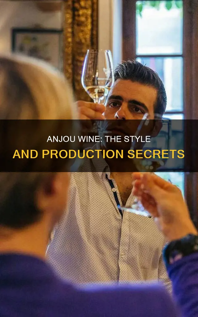what style constitutes the majority of anjou wine production