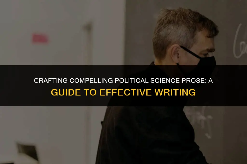what style of writing for political science