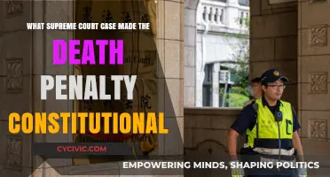 Death Penalty: Supreme Court's Constitutional Ruling
