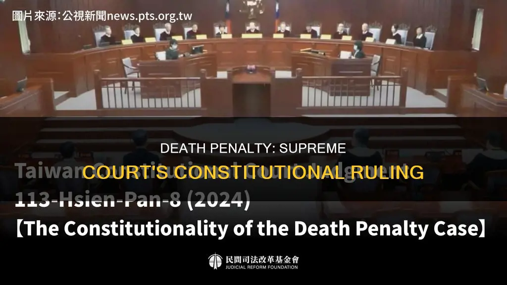 what supreme court case made the death penalty constitutional