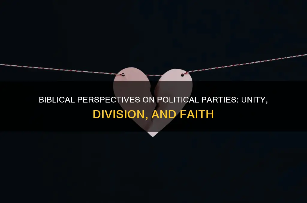 what the bible says about political parties