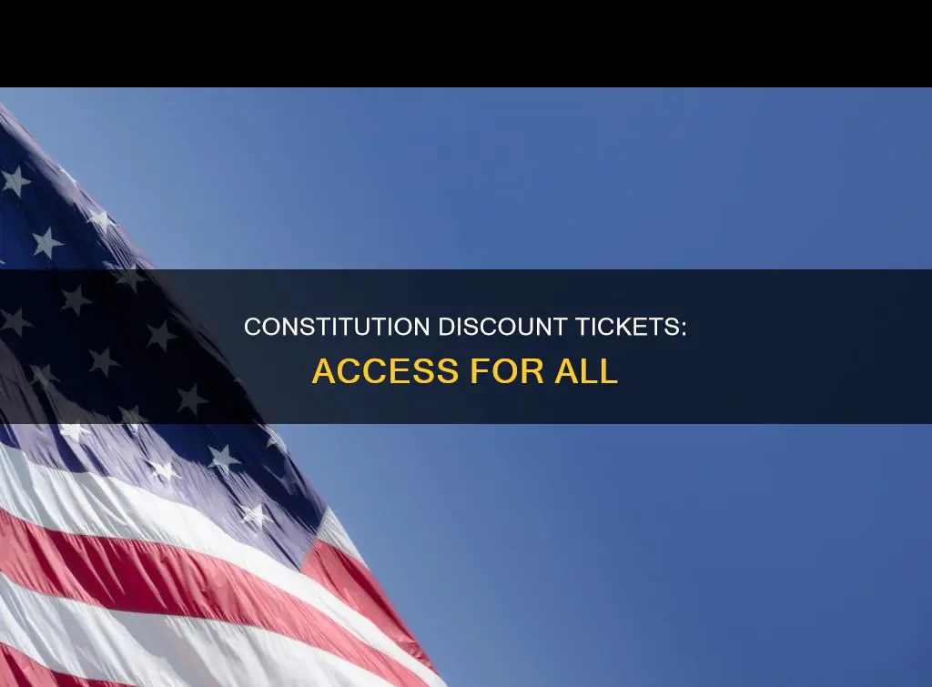 what the constitution mens to me discoubt tickets