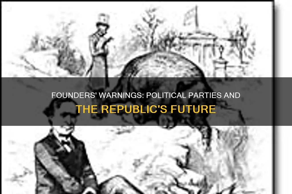 what the founders said about political parties