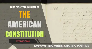 The American Constitution: Language and its Official Status