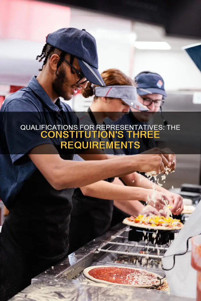 what the three constitution qualifications to be a representative