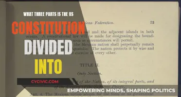 The US Constitution: Three Fundamental Divisions