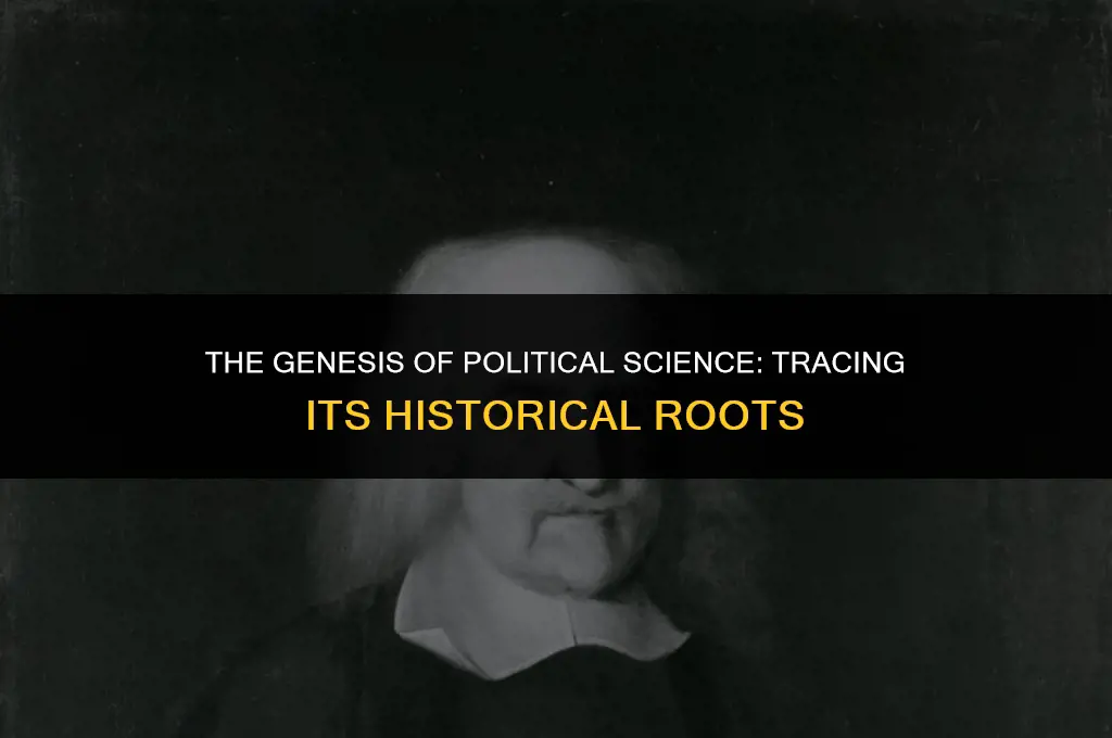 what tiem period was started political science